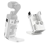Support magnétique pour DJI Osmo Pocket 4P/4/3, cadre adaptateur d'extension avec connecteur pliable à 2 broches, filetage de 0,6 cm, support magnétique réglable à ventouse sur bureau et surface