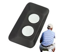 Support magnétique pour localisateur de Golf, Pinces à la Taille, 6,1 x 3,34 cm, Fixation magnétique puissante, s'adapte à Toutes pour Hommes, Femmes, Noir et Blanc