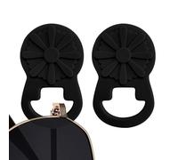 Support magnétique pour lunettes - Clip magnétique solide - Sangle de lunettes en silicone - Style alternatif - Tendance - Voyage - Vêtements d'extérieur - Randonnée - Plage - Femme, Noir , Refer to