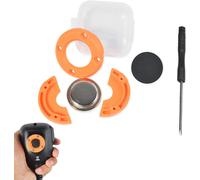Support Magnétique pour Micro de Radio CB, Mobile Support de Microphones Talkie-Walkie pour Voiture, avec Adhésif 3M pour Président Kenwood Motorola Microphone pour Radio (Orangé, 1 pièce)