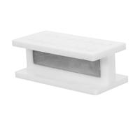 Support Magnétique pour Microtubes en Acrylique Blanc 16 Emplacements | Séparation D’échantillons, Usage en Recherche Médicale et Scientifique, Haute Transparence, Portable