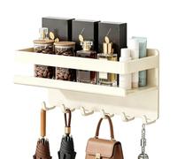 Support Magnétique pour Porte de Réfrigérateur,Étagère Sans Perçage Avec Crochets, Fixation Murale,Rangement de Cuisine | Pour Garde-Manger Garage Buanderie Dortoir Bureau Maison Casier Camping-car Ca