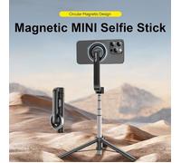 Support Magnétique pour Selfie avec Télécommande Bluetooth, Trépied Rétractable pour iPhone 16 ，15, 14, 13, 12 Pro Max