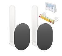 Support magnétique pour serviettes en papier ABS, 2 pièces, distributeur d'économie d'espace pour camping-car, appartement, dortoir, réfrigérateur, support magnétique puissant pour serviettes