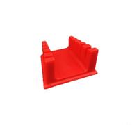 Support magnétique pour station de soudure, support de fixation de soudage réglable avec serrage ferme, pour établi en ABS rouge, 64 x 55 x 35 mm