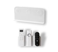 Support Magnétique pour Télécommande, Support Telecommande Mural No Drilling Organiseur Auto-Adhésif pour Télécommandes de TV, Climatiseur et Appareils Intelligents Petits, Légers et à Dos Plat