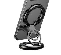 Support magnétique pour téléphone à anneau - Bras de marteau réglable pour salle de sport - Montage pour smartphone orientable à 360 degrés pour maison, garage, entraînements, enregistrement