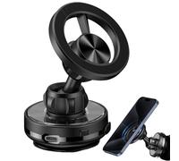 Support magnétique pour téléphone de voiture - Support magnétique pour tableau de bord - Accessoire rotatif à 360 degrés pour tableau de bord et pare-brise