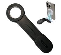 Support magnétique pour téléphone de voiture - Support magnétique puissant pour tableau de bord - Bras flexible - Pince fiable et sûre - Support mobile universel pour véhicules, camions, SUV