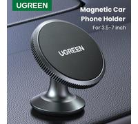 Support magnétique pour téléphone de voiture UGREEN pour 16/15/14 Pro Max Realme Xiao Mi Hua Wei 360 degrés, support de montage magnétique pour téléphone portable Taille UniqueAlliage d'aluminium