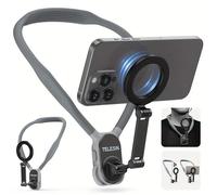 Support magnétique pour téléphone portable à suspendre au cou, prise de vue VLOG multi-angles anti-tremblement