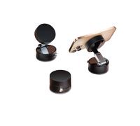 Support magnétique pour téléphone portable de voiture avec support pliable Black