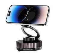 Support magnétique pour téléphone portable, rotatif, 3,5 x 5,5 x 6,5 cm, support de ventouse pliable, vue multi-angle, support pour smartphone pour tableau de bord, pare-vent, ventilation, voyage et