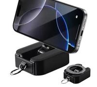 Support magnétique pour téléphone portable - Support de téléphone portable magnétique latéral D0uble | Support à angle réglable pour smartphone | Support pliable pour la navigation au volant |
