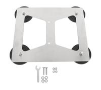 Support magnétique pour Toit de Voiture par Satellite, Fixation Solide, Base de Montage en Acier Inoxydable Anti-Rayures pour Camping-Car, Yacht, SUV, berline, Argent, 4 Bases