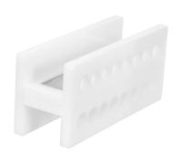 Support Magnétique pour Tubes à Centrifugeuse en Acrylique Blanc | Rack de Purification Adn, 16 Emplacements 0,2ml, Usage Laboratoire et Recherche Médicale