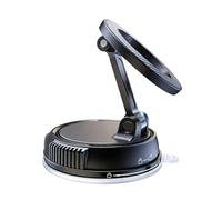 Support magnétique pour voiture - Support à 360 degrés, ventouse réglable avec tableau de bord et pare-brise, support universel avec smartphone et GPS, base, organiseur pour une conduite mains libres