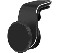 Support magnétique pour voiture, support de ventilation, design compact - Noir