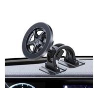 Support magnétique pour voiture - Support pliable rotatif à 360°, support de tableau de bord sécurisé, poignée durable pour pare-brise, accessoire de miroir de gym robuste | Support de téléphone