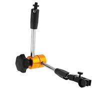 Support Magnétique Réglable Haute Précision Base Flexible 500N avec Clamp Universelle pour Indicateur de Cadran/Comparateur Compatible CNC/Fraiseuse Certifié CE