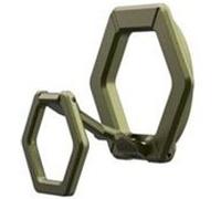 URBAN ARMOR GEAR UAG Anneau de support magnétique pour téléphone compatible avec MagSafe, anneau amovible en métal et béquille réglable rotation à 360° pour iPhone 16/15, Galaxy S25, S24, olive terne
