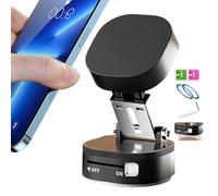 Support Magnétique Téléphone - Support Magnétique Ventouse pour Téléphone, Rotatif 360° Pliable pour Smartphone et Tableau de Bord Pare-Brise Fenêtre Véhicule Conduite