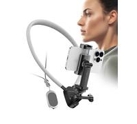 Support magnétique tour de cou pour téléphone et caméra d'action, enregistrement mains libres POV/Vlog, compatible avec iPhone, Samsung, GoPro, DJI, Insta360