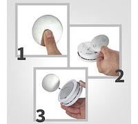 Logilink kit de fixation pour détecteur de fumée, sc0005