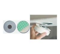 UNITEC Support magnétique pour détecteur de fumée - Résistant aux Chocs - Diamètre : 65 mm - Extrêmement Puissant - Autocollant