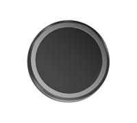 Support magnétique universel pour téléphone portable pour voiture - Mini console de volant en métal avec support adhésif - Support de téléphone portable robuste - Prend en charge la vue verticale