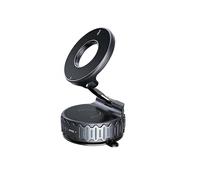 Support Magnétique Universel Rotatif avec Ventouse Renforcée pour Voiture Noir