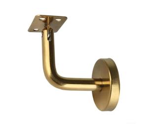 Support Main Courante Acier 304 Or 60mm Support Main Courante(Bend) | Acier SUS304 premium, finition or, résistant humidité, érosion, longue durée de vie