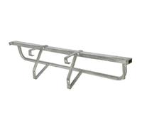 Support mangeoire longue zingué Kerbl Argenté 82x13,5x18 cm