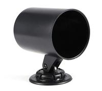 Support Mano 52mm Support manometre Couvercle de Tableau de Bord Noir à Un Trou de 2 52mm Spécialement Conçu pour la Fixation de Jauges de Voiture (2 / 52mm de diamètre) avec Un Adhésif Double Face