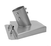 Support Mât pour starlink pour v3 Rotation 360° Réglable Support | Acier inoxydable 410, rotation 360°, inclinaison 20°, diamètre 48mm, finition argentée
