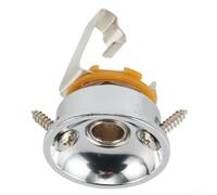 Support Métal Pour Guitare pour tele 9.5mm Profond Support Métal | Chrome machine, , fini argent brillant, résistance pour usure, style pour tele classique(Silver)