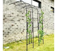 Support MéTal Robuste Pour Plantes Grimpantes, Fixable Au Mur, Pour Roses, Vignes, Raisins, DéCoration De Jardin Et Terrasse