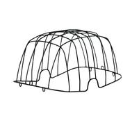 Support métallique de panier vélo arrière pour chien système Mik Basil Bleu