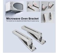 SUPPORT MICRO-ONDE POUR MONTAGE MURAL FIXATION MURALE AJUSTABLE HB015