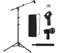 Support micro trépied Pied de Micro - Perche universelle pour Blue Yeti Samson Q2U Fifine K6, adaptateur 3/8-5/8
