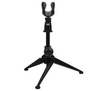 Support Micro Trépied Rotatif en Plastique Noir, Stable et Démontable