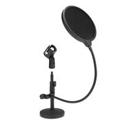 Support Microphone de Bureau Micro avec Pince Fixation Reglable Filtre Anti Choc