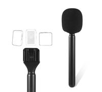 Support Microphone, Support Micro Adaptateur Micro Portable Support Poignée Microphone Avec Pare-Brise pour DJI Mic 1/2 Accessoires Remplacement Plate-Forme Interview
