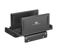 Maclean MC-454 Thin Client/Mini PC Terminal Holder, Noir, Compatible avec Les Supports VESA, sur Pied,
