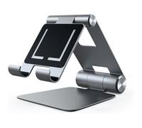 Support mobile ajustable - Satechi - R1 - Aluminium massif - Poignées en caoutchouc - Gris espace