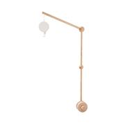 Support Mobile Bébé Bois Baby Mobile Support Suspension Boîte à Musique Support de Lit d'enfant Stable Et Flexible Bras Mobile Bebe pour Table à Langer, Parc Ou Lit de Bébé, Type 2