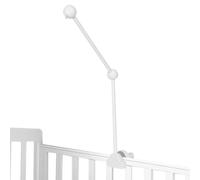 Support Mobile Bebe Bois, Support pour Mobile Bébé Réglable en Hauteur, Bras Rotatif, Base en Forme de Nuage, pour Berceaux, Carillons éoliens et Tables à Langer