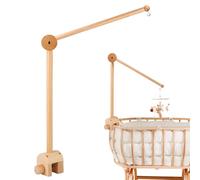 Support Mobile Bebe, Support Pour Mobile Réglable Pour Table à Langer Pour Chambre D'enfant, Mobile Bebe Bois Pour Bébé, Support Mobile à Suspendre, Lits D'enfants Suspension Carillons éoliens et Tabl
