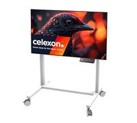Support mobile celexon PRO Adjust-42100MW réglable en hauteur électriquement - 42"-100", blanc