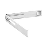 Support Mobile - D'aluminium Et Acier Inoxydable 5,5X1X0,4Cm | Étui de béquille de téléphone avec Mini Conception Pliable, béquille de téléphone pour Bureau, Support magnétique adhésif Portabl
